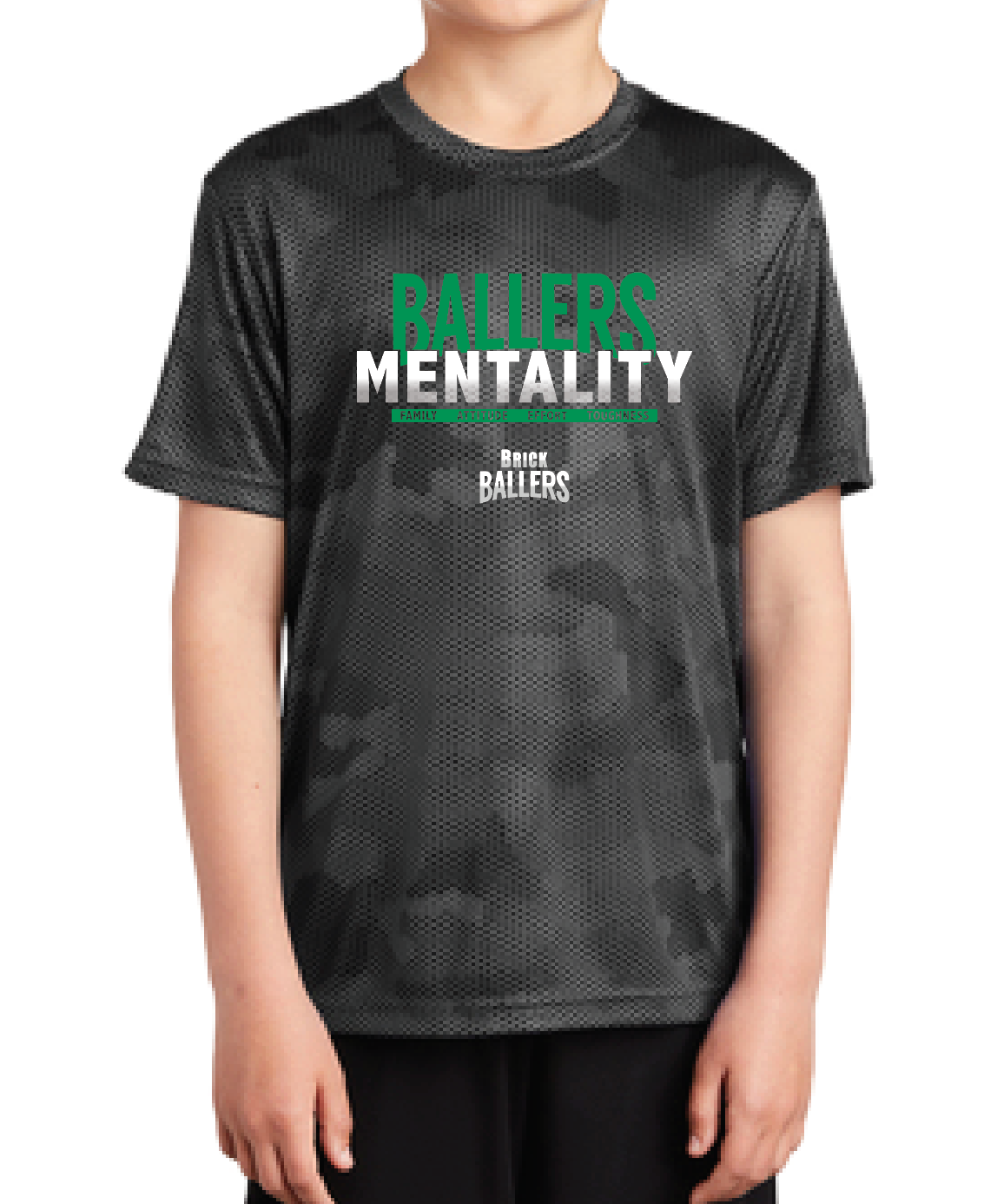 BRICK BALLERS - Mentality Performance CAMO T-Shirt st370