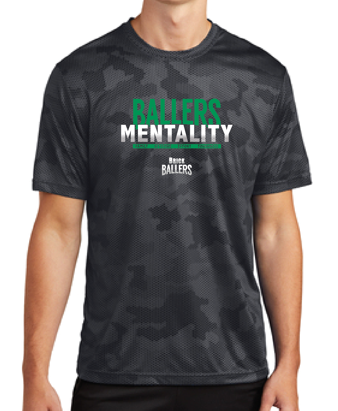 BRICK BALLERS - Mentality Performance CAMO T-Shirt st370