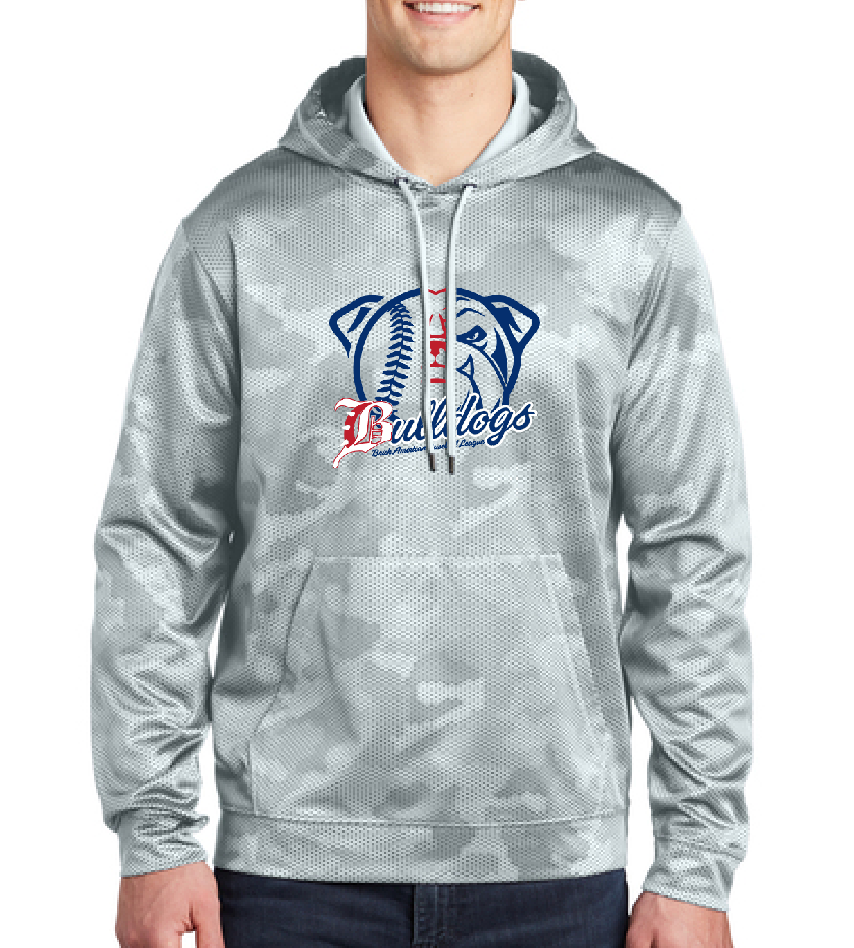 Brick Bulldogs- CamoHex Hoodie