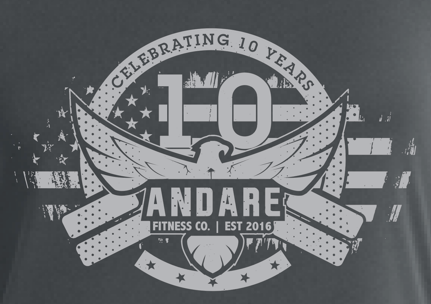 ANDARE FITNESS Woman's Racerback Tank, CELEBRATING 10 YEARS (SALE ENDS 7/8)