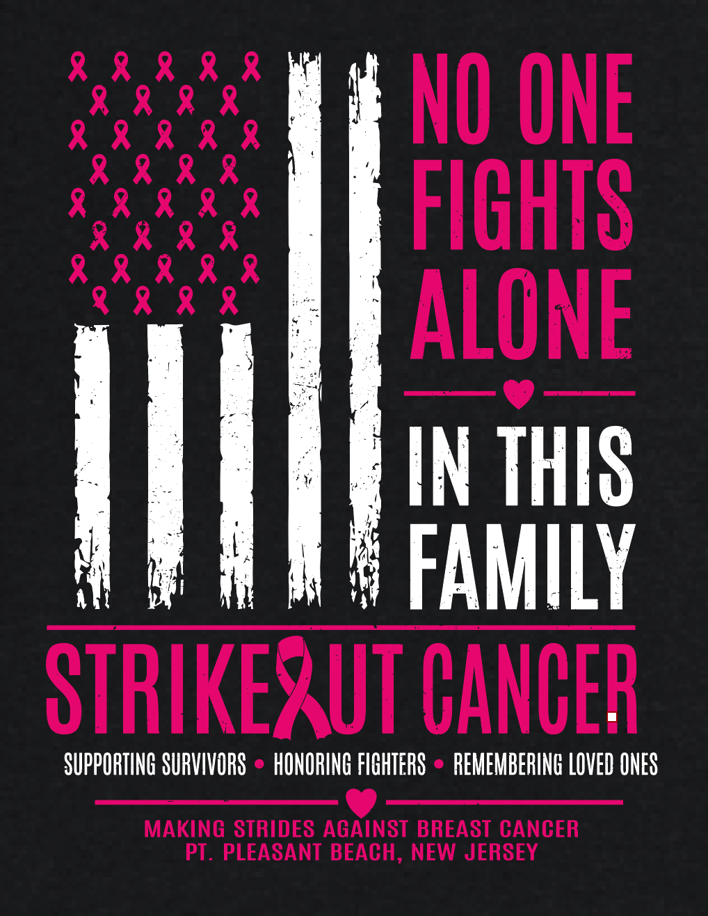 Strike OUT Cancer - Crew Sweatshirt (deadline 9/11, delivery date 10/5-9)