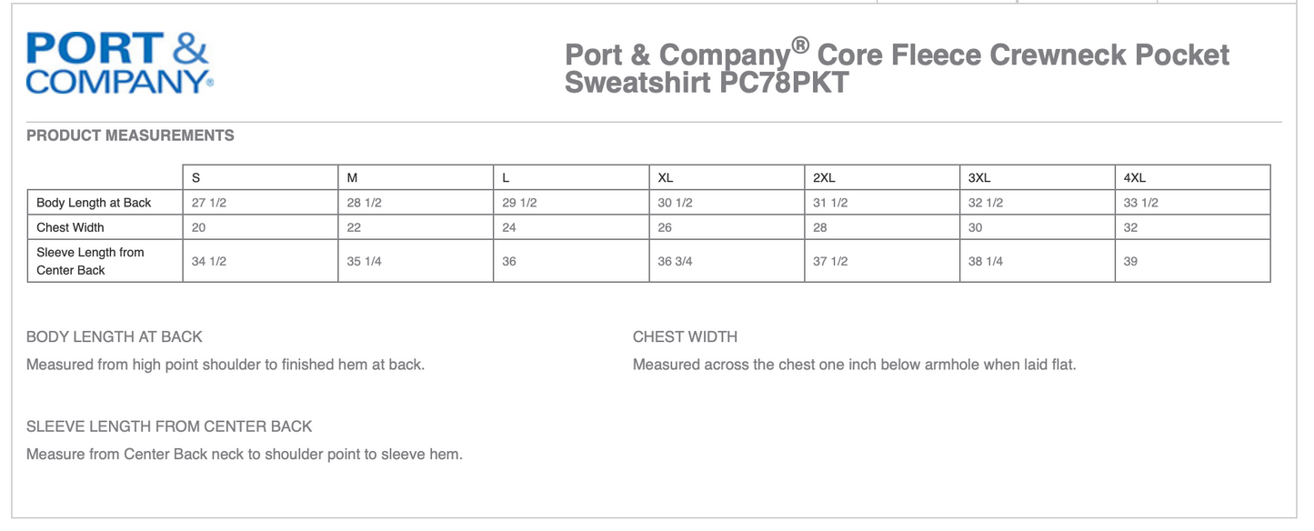 Monmouth Sailing - Crew Pocket Sweatshirt