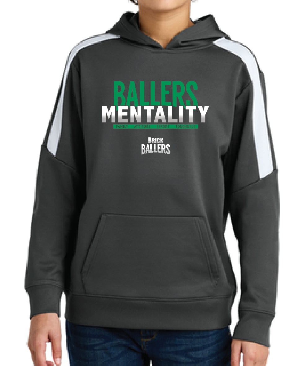 BRICK BALLERS - Mentality Sport-Wick Hoodie