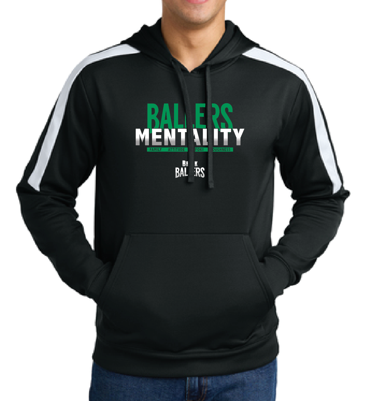 BRICK BALLERS - Mentality Sport-Wick Hoodie