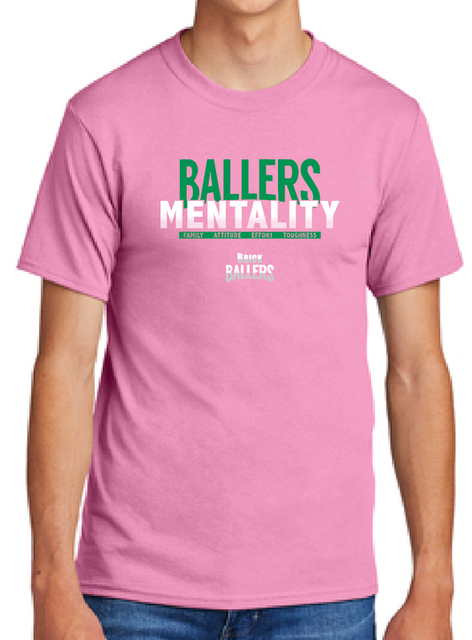 BRICK BALLERS - Mentality T-Shirt -  50/50 cotton/poly