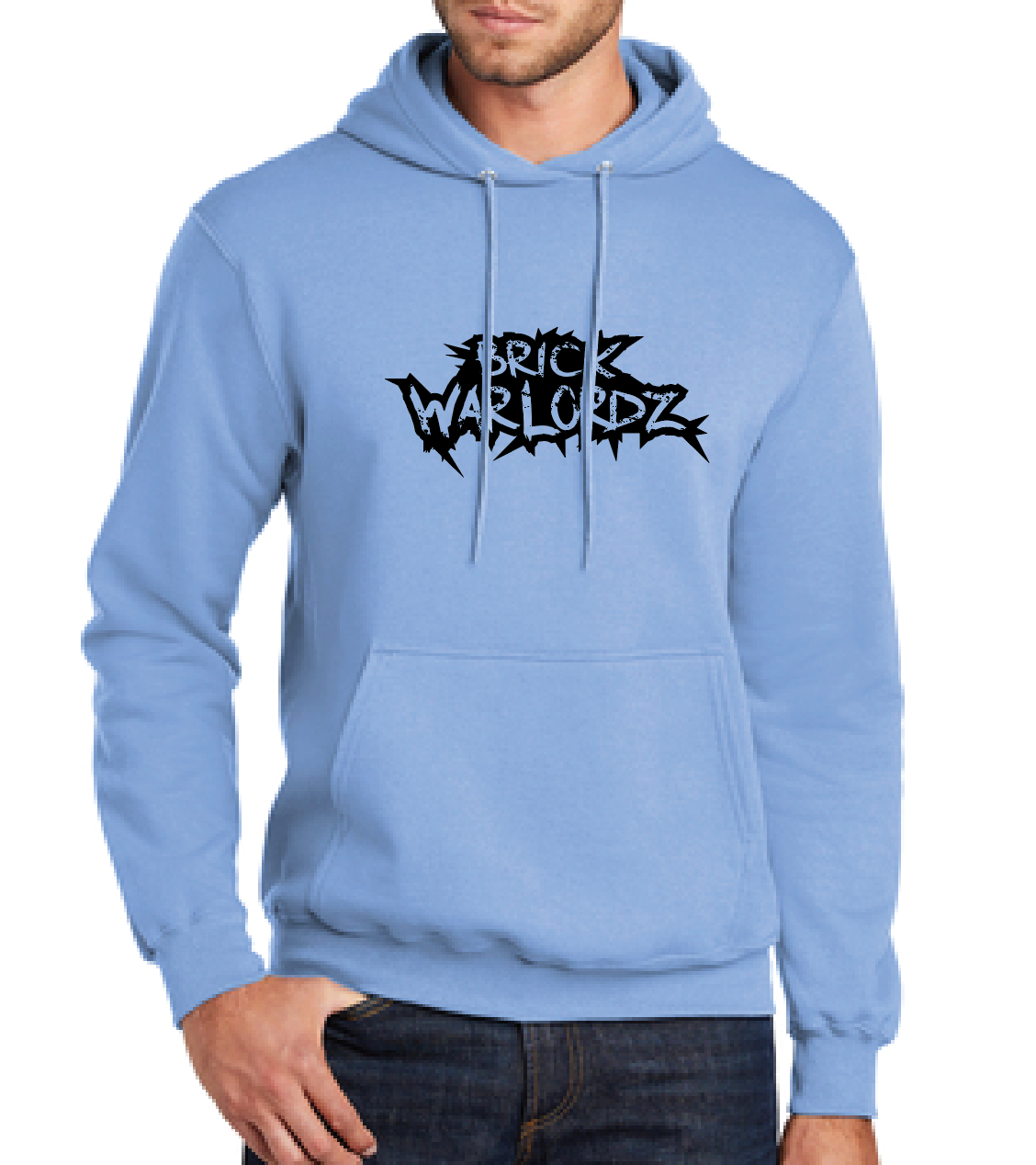 WarLordz - Hooded Sweatshirt with Puff Design