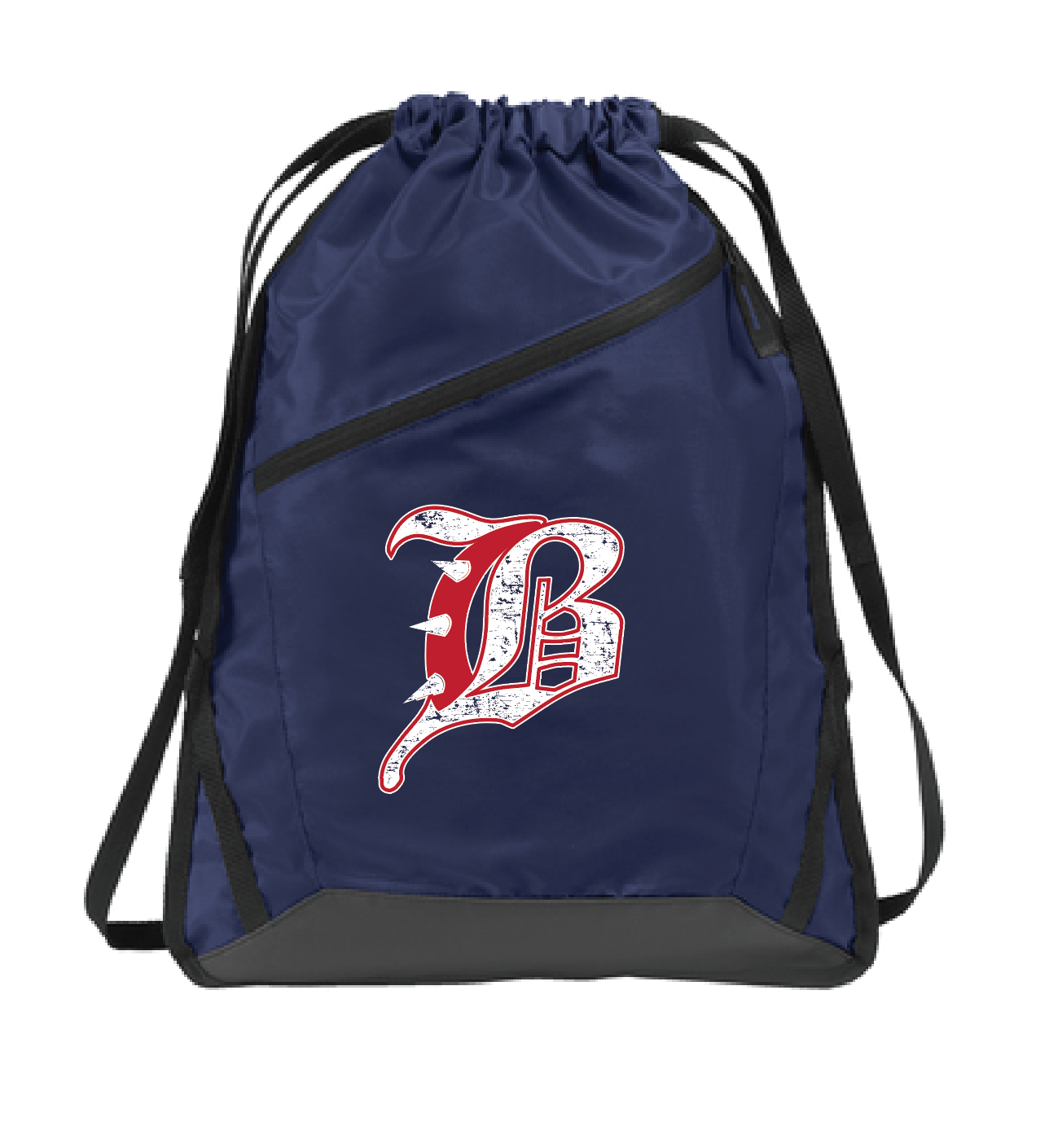 Brick Bulldogs- "B" DRAWSTRING BAG with pocket