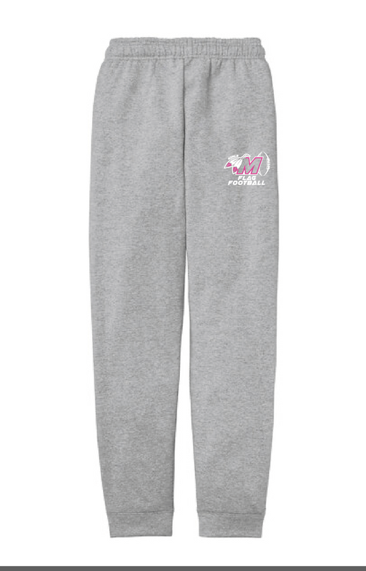 MYAA pink - Football Fleece Jogger Pants