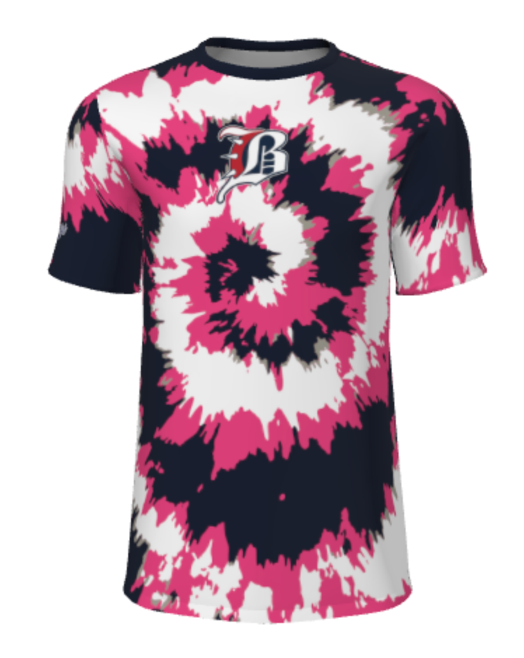 *BULLDOG PINK TYE-DYE T-SHIRT* - TBJBST8