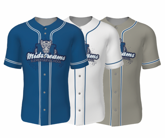 MES - BASEBALL FULL BUTTON DOWN JERSEY