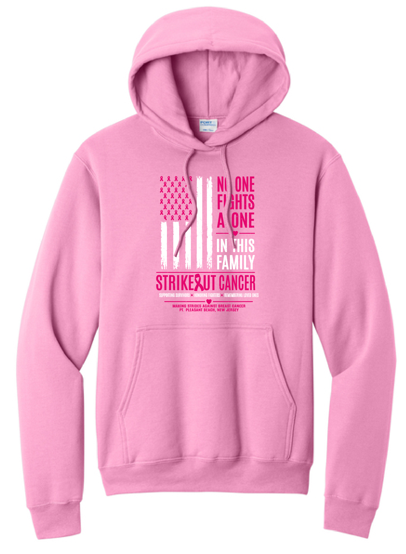 Strike OUT Cancer - Hoodie (deadline 9/11, delivery date 10/5-9)