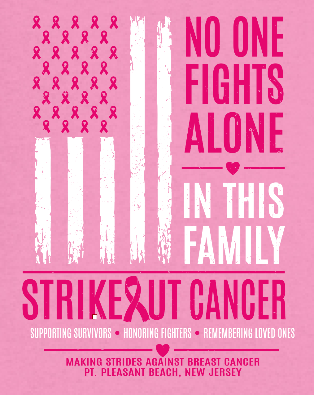 Strike OUT Cancer - Team BULLDOGS T-Shirts (deadline 9/11, delivery date 10/5-9)