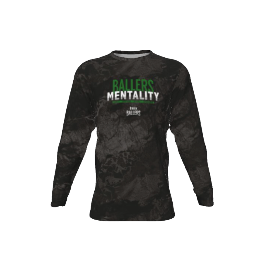 BRICK BALLERS - Long Sleeve - Mentality T-Shirt -Polyester/Sublimation