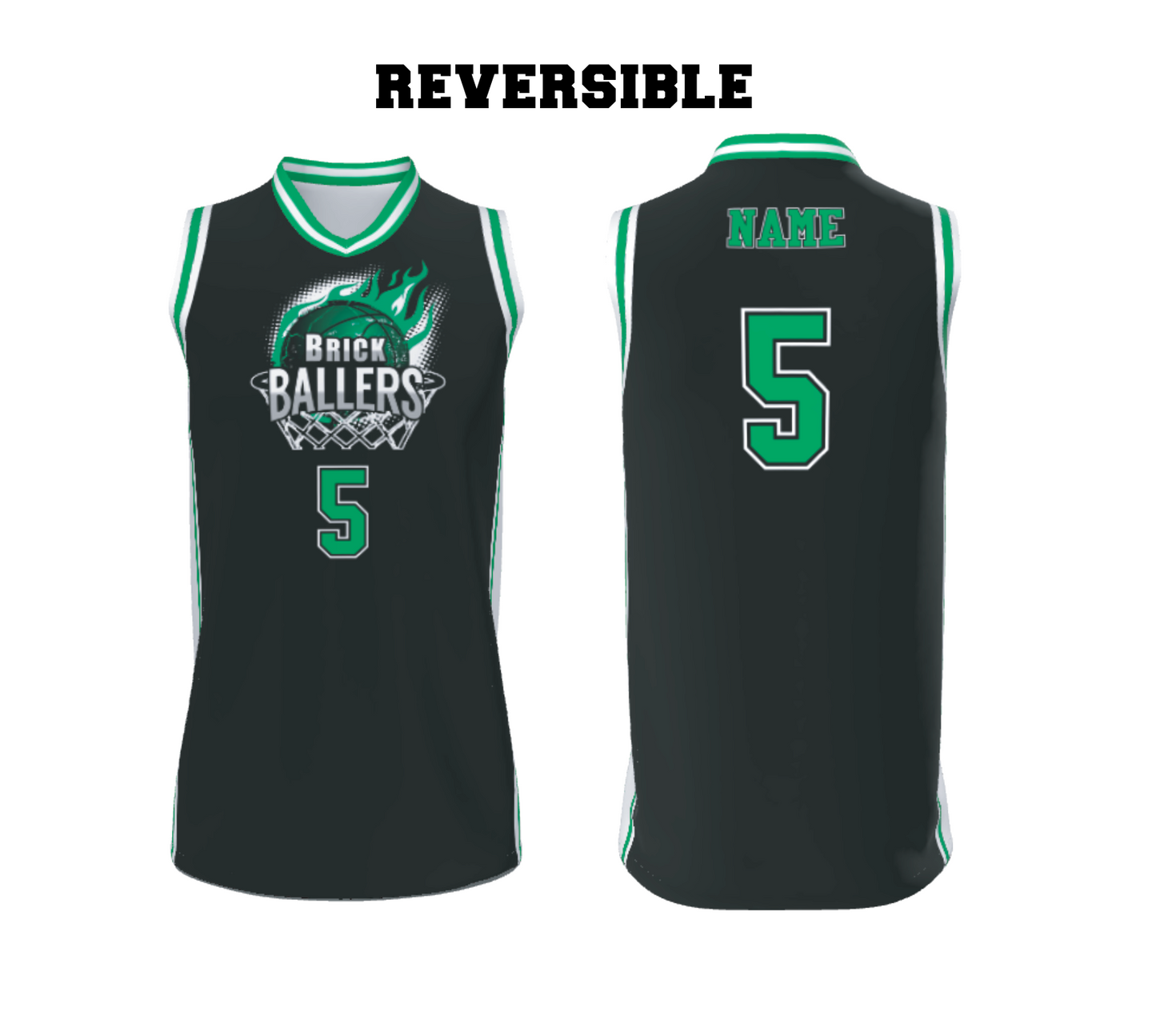 BRICK BALLERS - Player Jerseys - Reversible