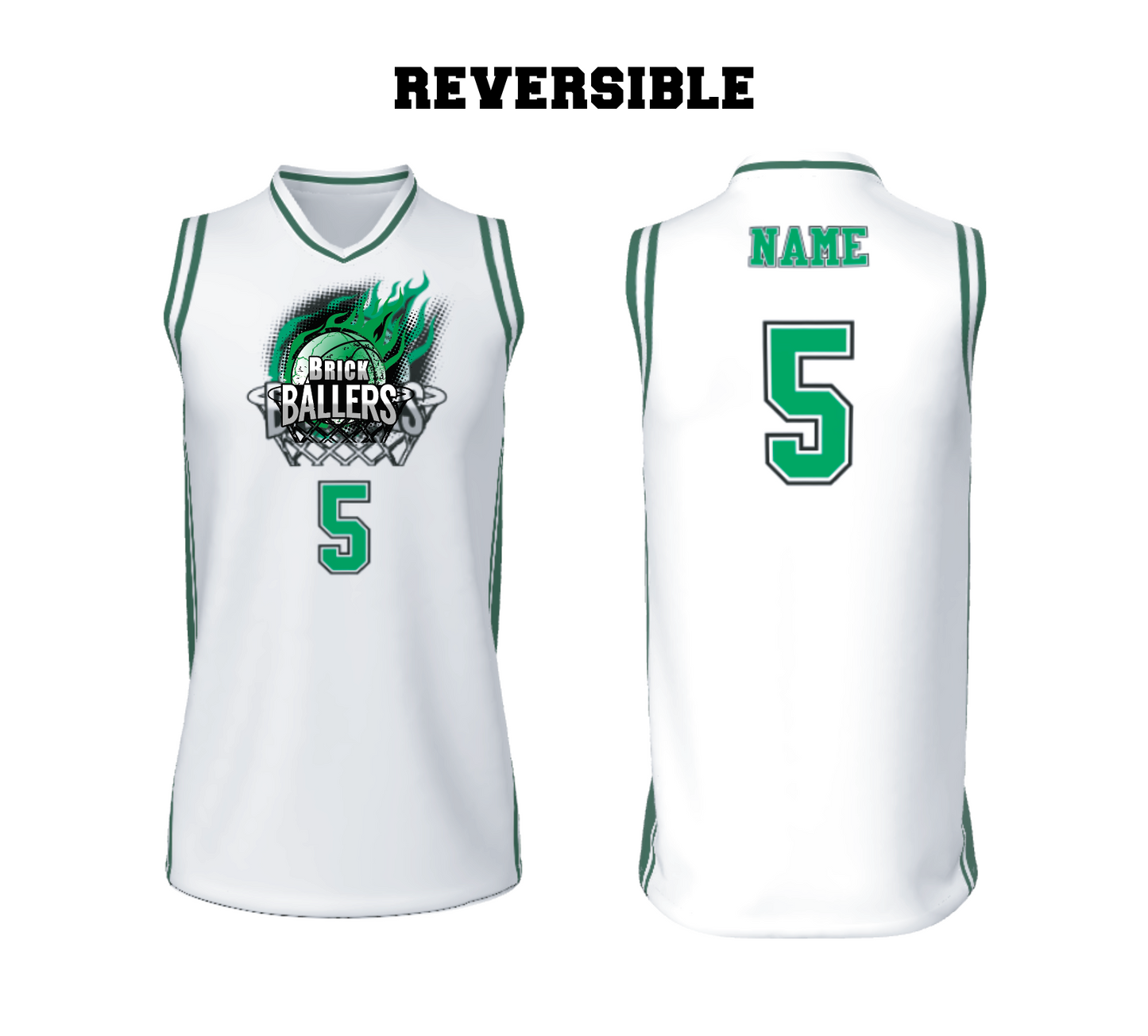 BRICK BALLERS - Player Jerseys - Reversible