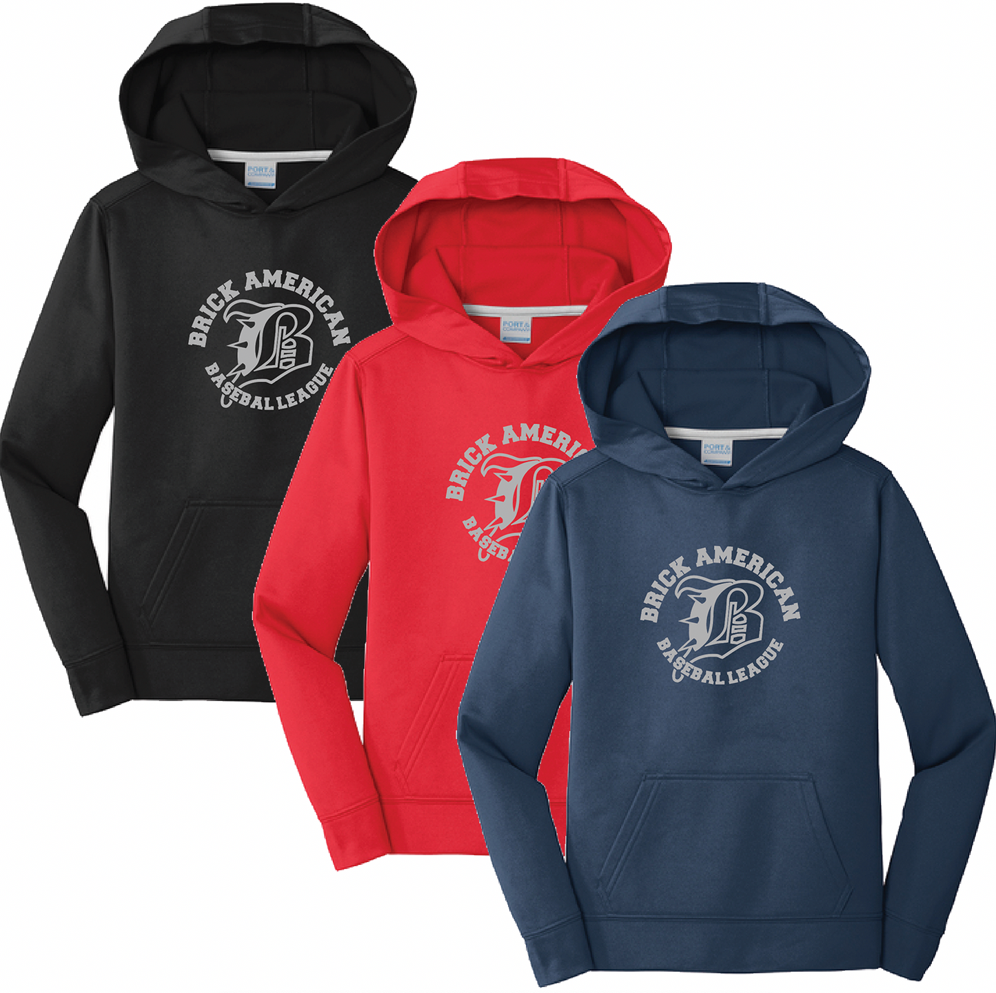 Brick Bulldogs - Performance Hoodie