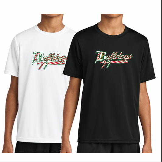 BULLDOGS - CANDY CANE T-SHIRT -TBBA4NB3142