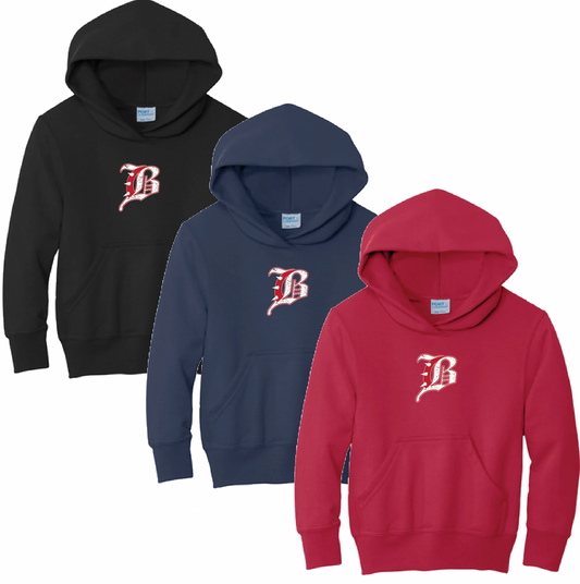 Brick Bulldogs- "B" Hoodie