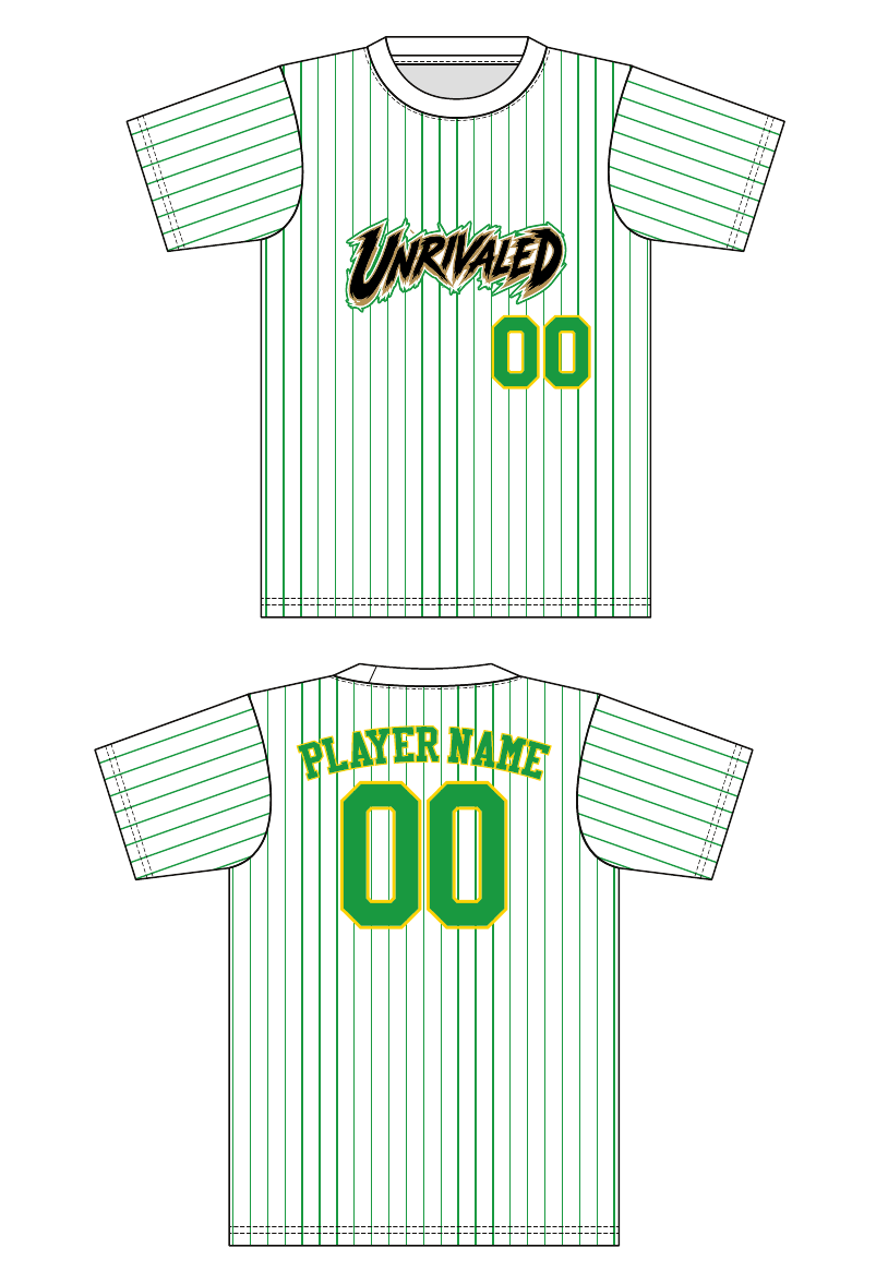 UNRIVALED - STRIPED CUSTOM BASEBALL JERSEY